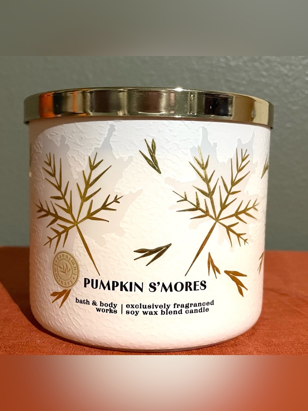 Bath & Body Works PUMPKIN S’MORES Three Wick Candle